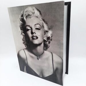 Marilyn Monroe Hollywood Faux Book Hidden Storage Jewelry Box - Rare